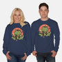 Tattooed Samurai Toad-unisex crew neck sweatshirt-vp021