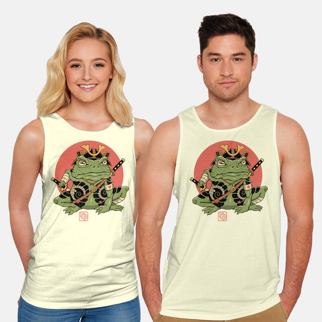 Tattooed Samurai Toad-unisex basic tank-vp021