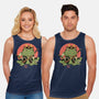 Tattooed Samurai Toad-unisex basic tank-vp021