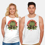 Tattooed Samurai Toad-unisex basic tank-vp021