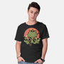 Tattooed Samurai Toad-mens basic tee-vp021