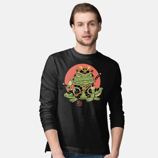 Tattooed Samurai Toad-mens long sleeved tee-vp021