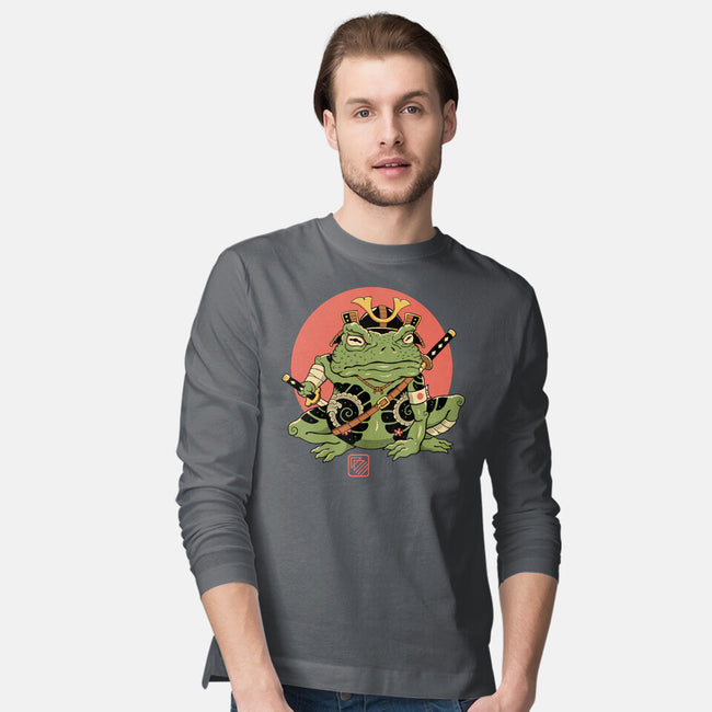 Tattooed Samurai Toad-mens long sleeved tee-vp021