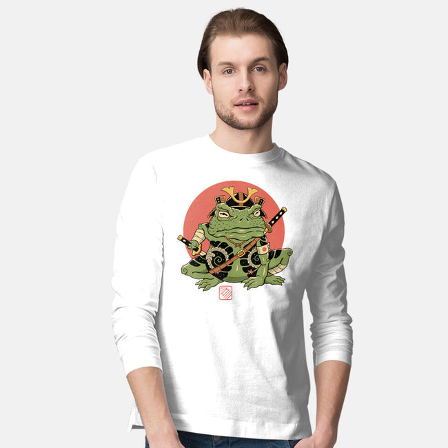 Tattooed Samurai Toad-mens long sleeved tee-vp021