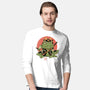 Tattooed Samurai Toad-mens long sleeved tee-vp021