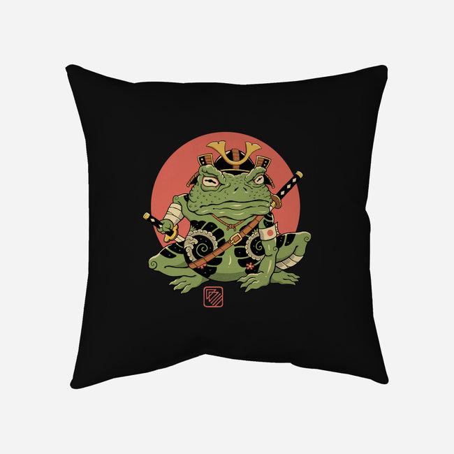 Tattooed Samurai Toad-none removable cover w insert throw pillow-vp021