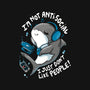 I Just Don't Like People-none beach towel-Vallina84