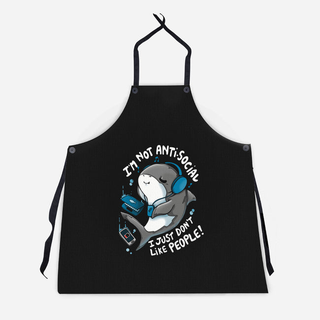 I Just Don't Like People-unisex kitchen apron-Vallina84