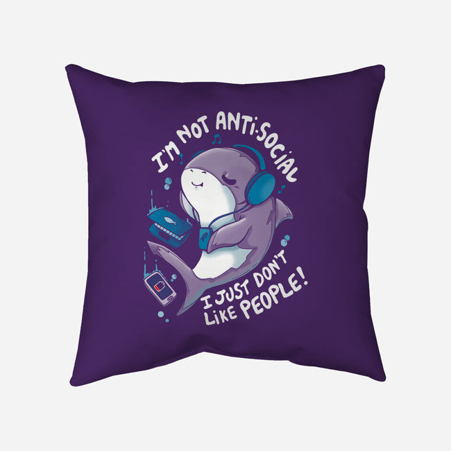 I Just Don't Like People-none removable cover w insert throw pillow-Vallina84