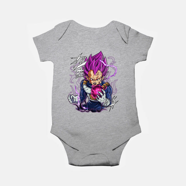 Vegeta The Prince-baby basic onesie-Duardoart