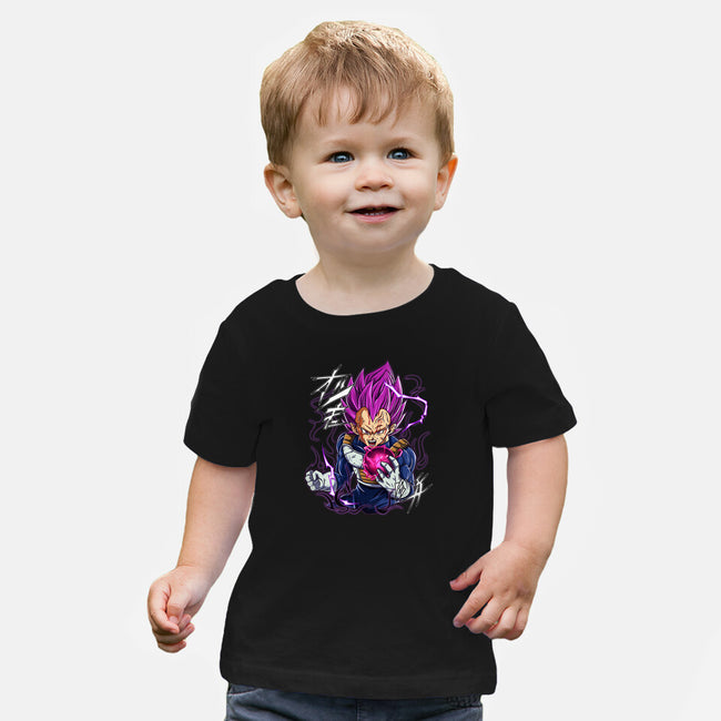 Vegeta The Prince-baby basic tee-Duardoart