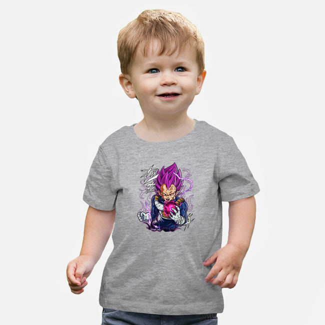 Vegeta The Prince-baby basic tee-Duardoart