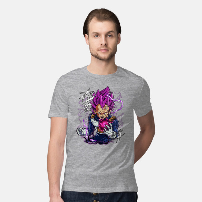 Vegeta The Prince-mens premium tee-Duardoart