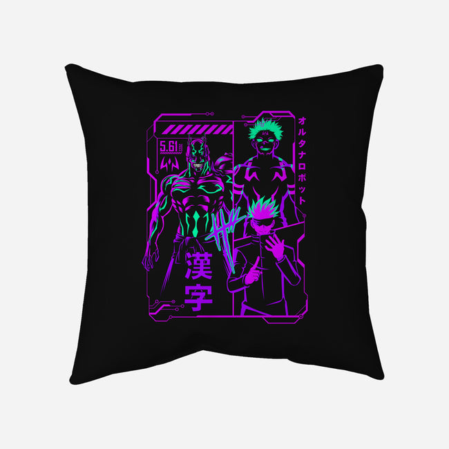Kaisen Manga-none removable cover w insert throw pillow-albertocubatas