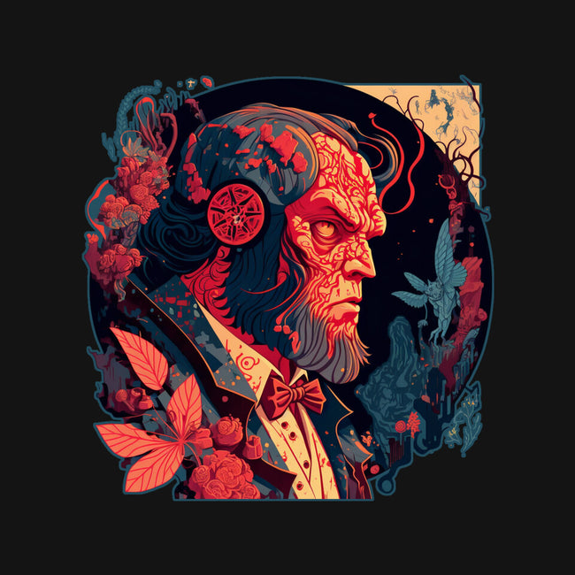 Hellboy Tux-none polyester shower curtain-Syiavri