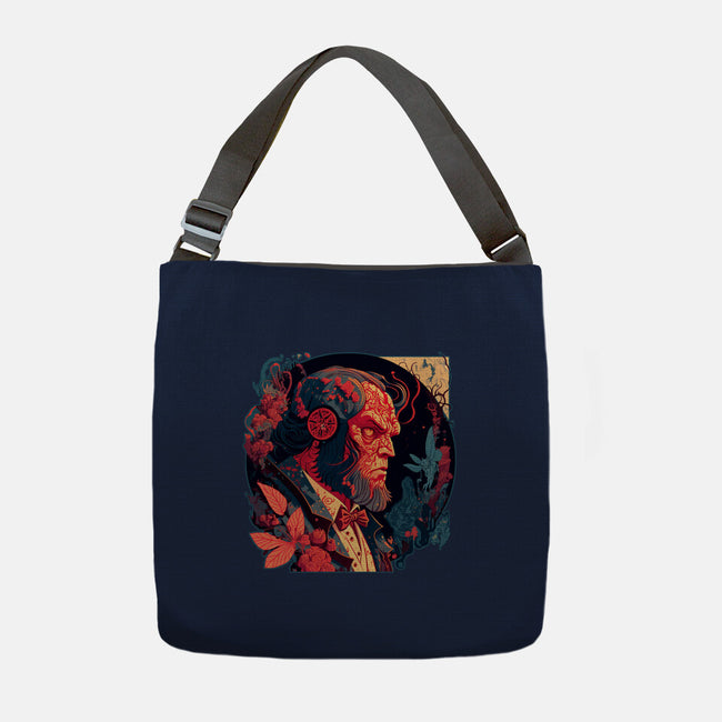 Hellboy Tux-none adjustable tote bag-Syiavri