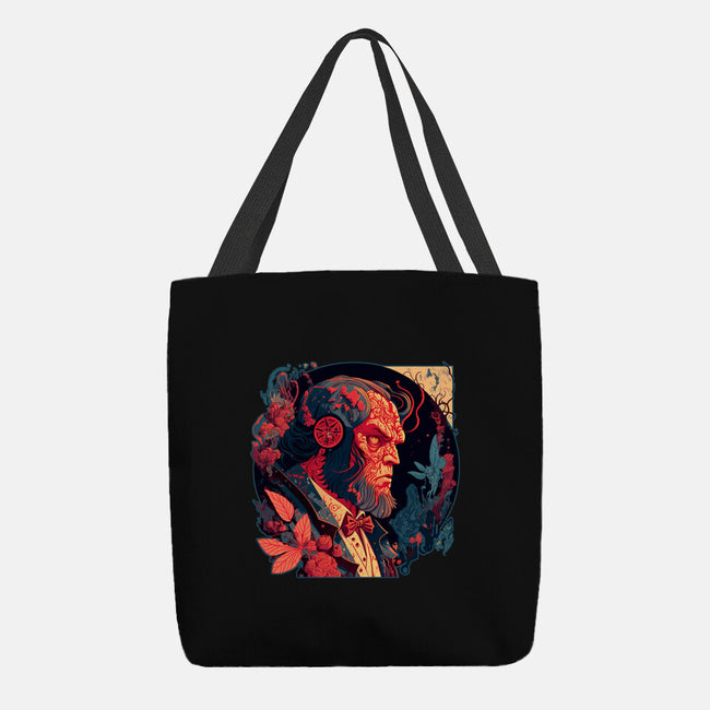 Hellboy Tux-none basic tote bag-Syiavri