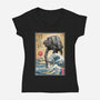 Galactic Empire In Japan-womens v-neck tee-DrMonekers