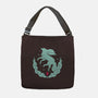 Ruby Magical Creature-none adjustable tote bag-Alundrart