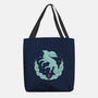 Ruby Magical Creature-none basic tote bag-Alundrart