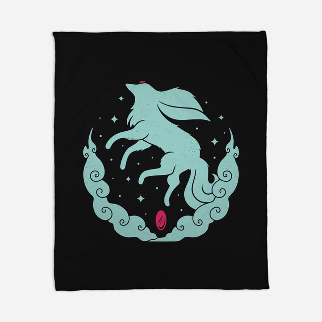 Ruby Magical Creature-none fleece blanket-Alundrart