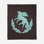 Ruby Magical Creature-none fleece blanket-Alundrart