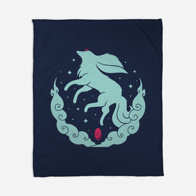 Ruby Magical Creature-none fleece blanket-Alundrart