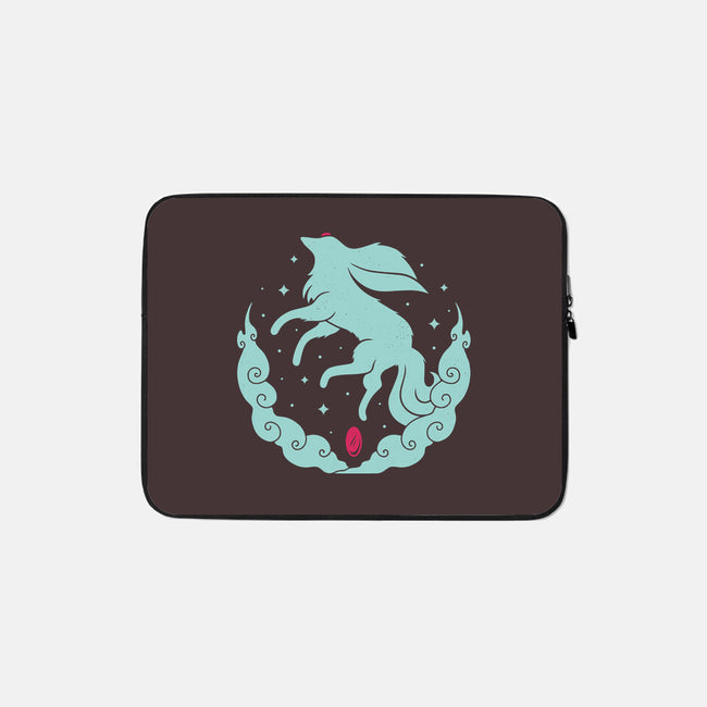 Ruby Magical Creature-none zippered laptop sleeve-Alundrart