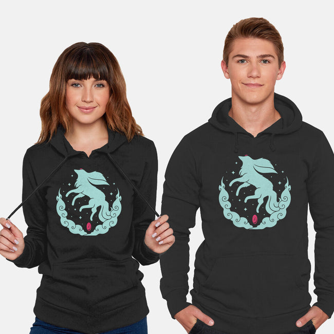 Ruby Magical Creature-unisex pullover sweatshirt-Alundrart