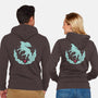 Ruby Magical Creature-unisex zip-up sweatshirt-Alundrart