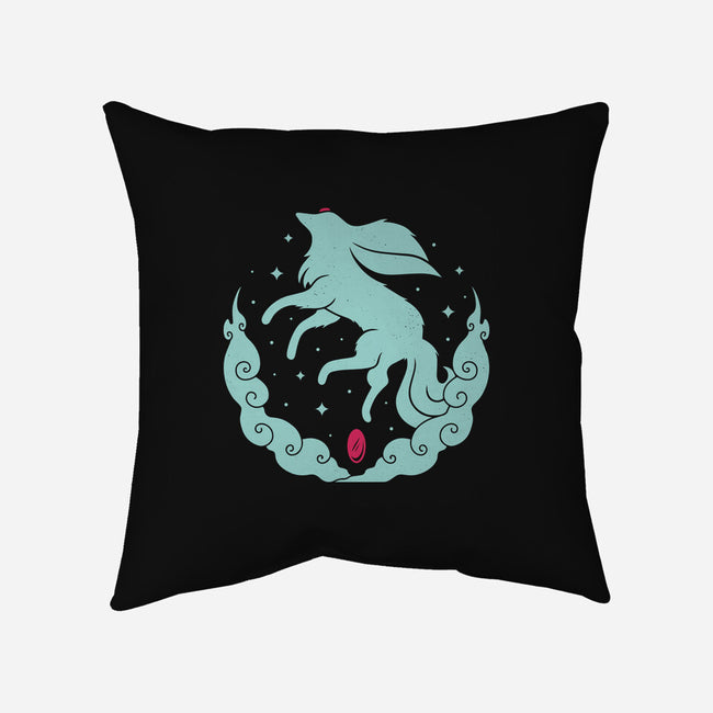 Ruby Magical Creature-none removable cover throw pillow-Alundrart