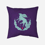 Ruby Magical Creature-none removable cover throw pillow-Alundrart