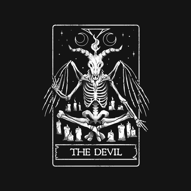 Devil Tarot Card-unisex basic tee-eduely