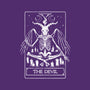 Devil Tarot Card-womens basic tee-eduely