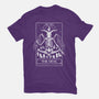 Devil Tarot Card-womens basic tee-eduely