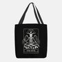 Devil Tarot Card-none basic tote bag-eduely