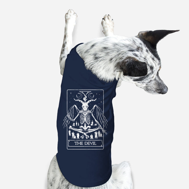 Devil Tarot Card-dog basic pet tank-eduely