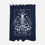 Devil Tarot Card-none polyester shower curtain-eduely