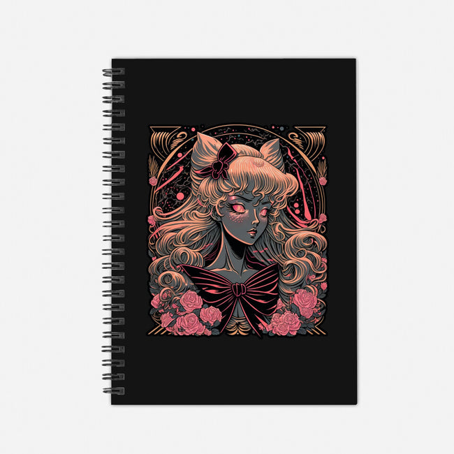 The Black Lady-none dot grid notebook-Syiavri
