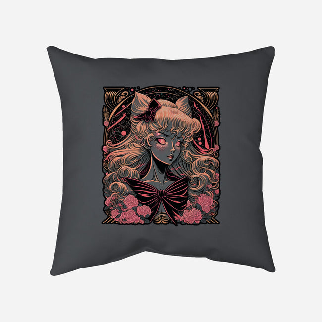 The Black Lady-none removable cover w insert throw pillow-Syiavri