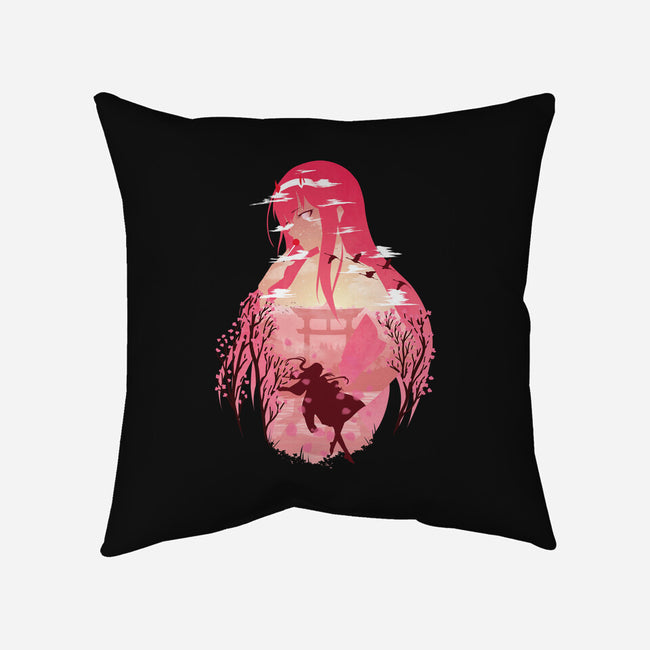 The Horned Clone-none removable cover throw pillow-Jackson Lester
