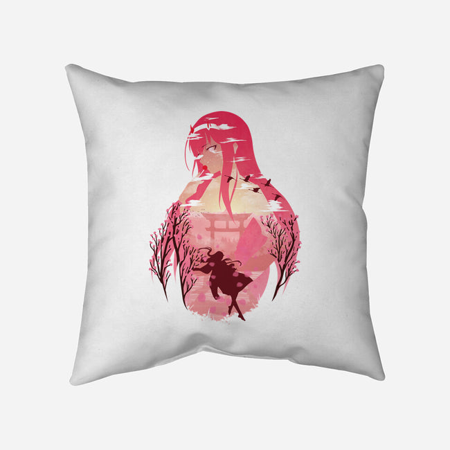 The Horned Clone-none removable cover throw pillow-Jackson Lester