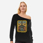 Some Assembly Required-womens off shoulder sweatshirt-kg07