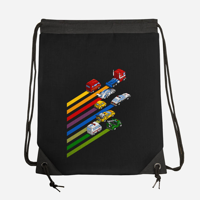Let's Roll Out-none drawstring bag-drbutler