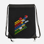 Let's Roll Out-none drawstring bag-drbutler