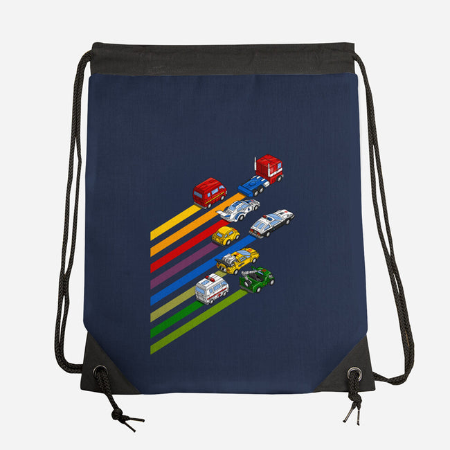 Let's Roll Out-none drawstring bag-drbutler