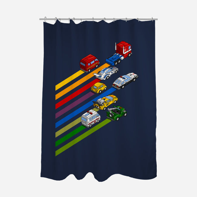Let's Roll Out-none polyester shower curtain-drbutler