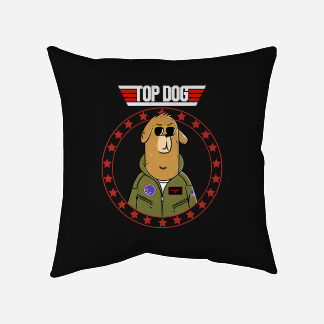Top Dog-none removable cover throw pillow-Tri haryadi