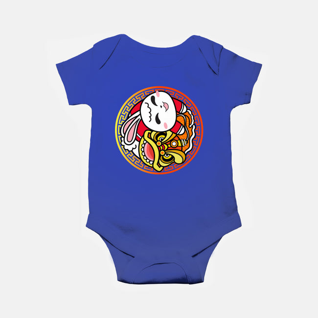 Yin Yang Rabbit-baby basic onesie-bloomgrace28