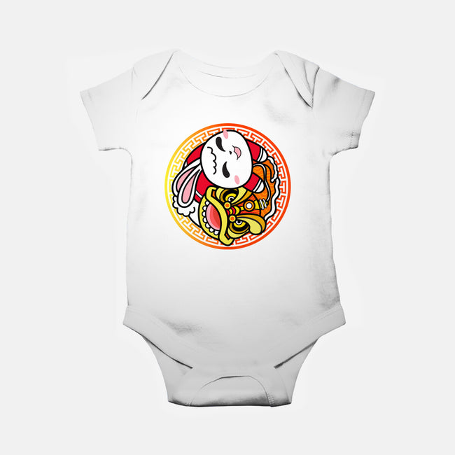 Yin Yang Rabbit-baby basic onesie-bloomgrace28